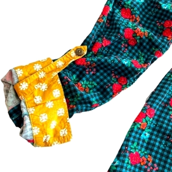 Matilda Jane S "Fa La La " dress has belt floral green - Picture 7 of 15